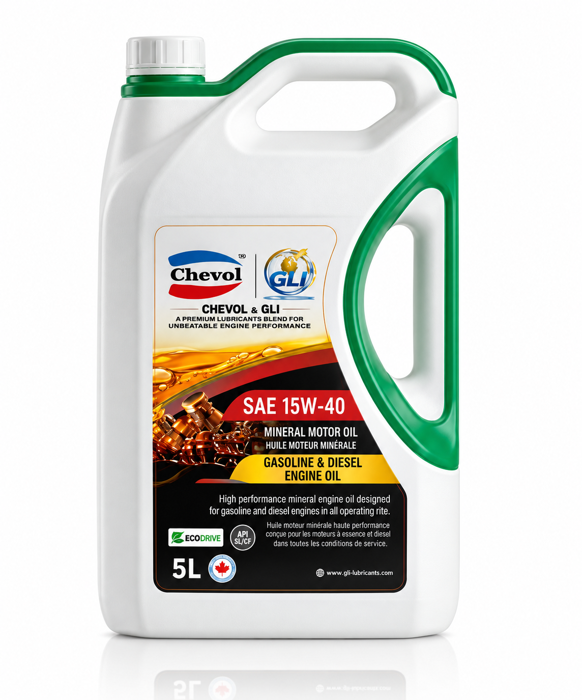 GLI 15W-40 — bidon 5 L GLI